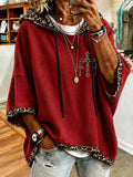 Casual Plain Hoodie Half Sleeve Hoodie