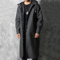 Erik | Men's Long Hooded Snap Button Coat