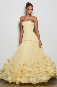 Dagny Gown – Lemon