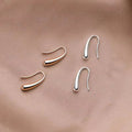 Antique Drop Gold & Silver Earrings