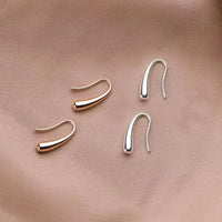 Antique Drop Gold & Silver Earrings