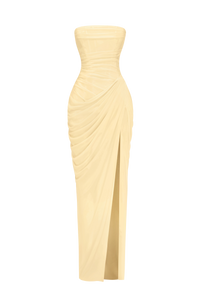 Ava Maxi Dress – Lemon
