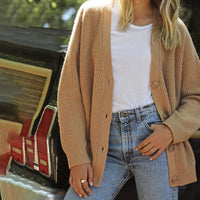 Sarah | Women's Classic Button Knit Cardigan