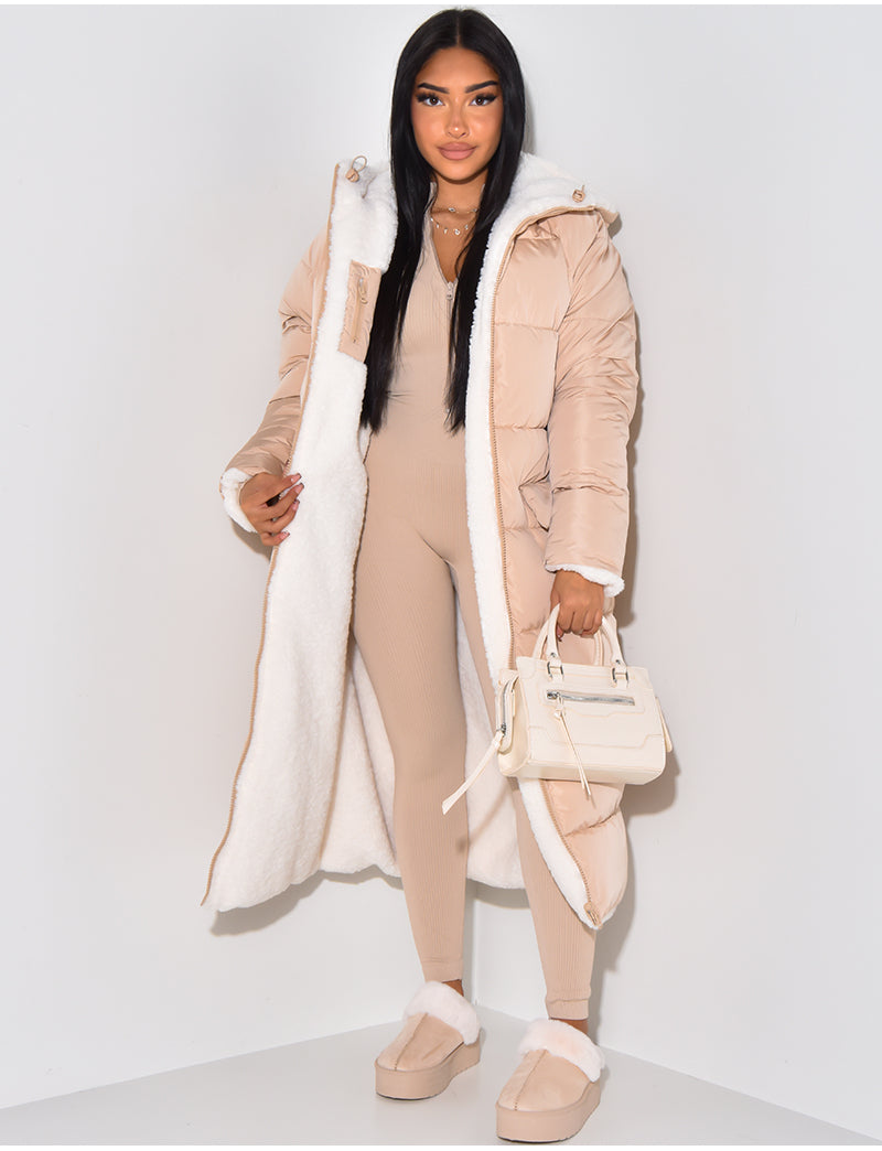 Jasmin | Women's Long Hooded Puffer Coat