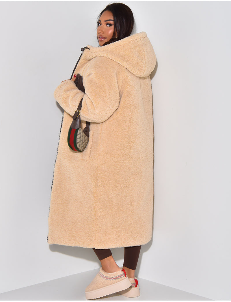 Jasmin | Women's Long Hooded Puffer Coat