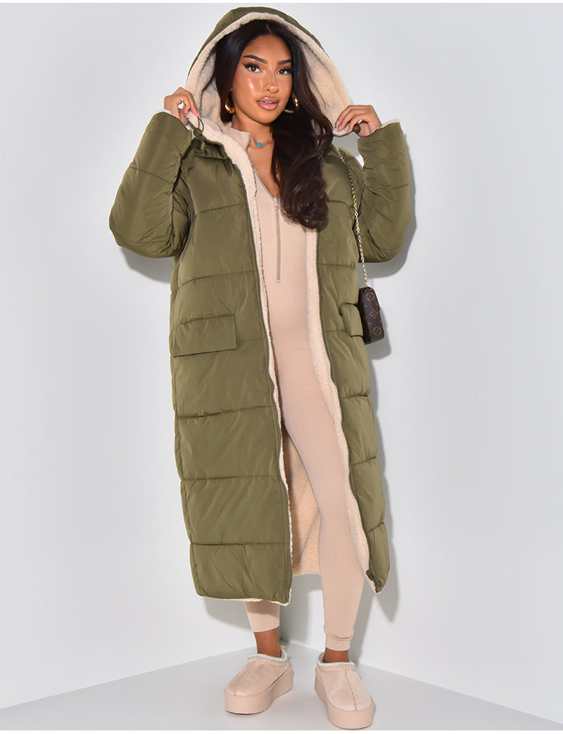 Jasmin | Women's Long Hooded Puffer Coat