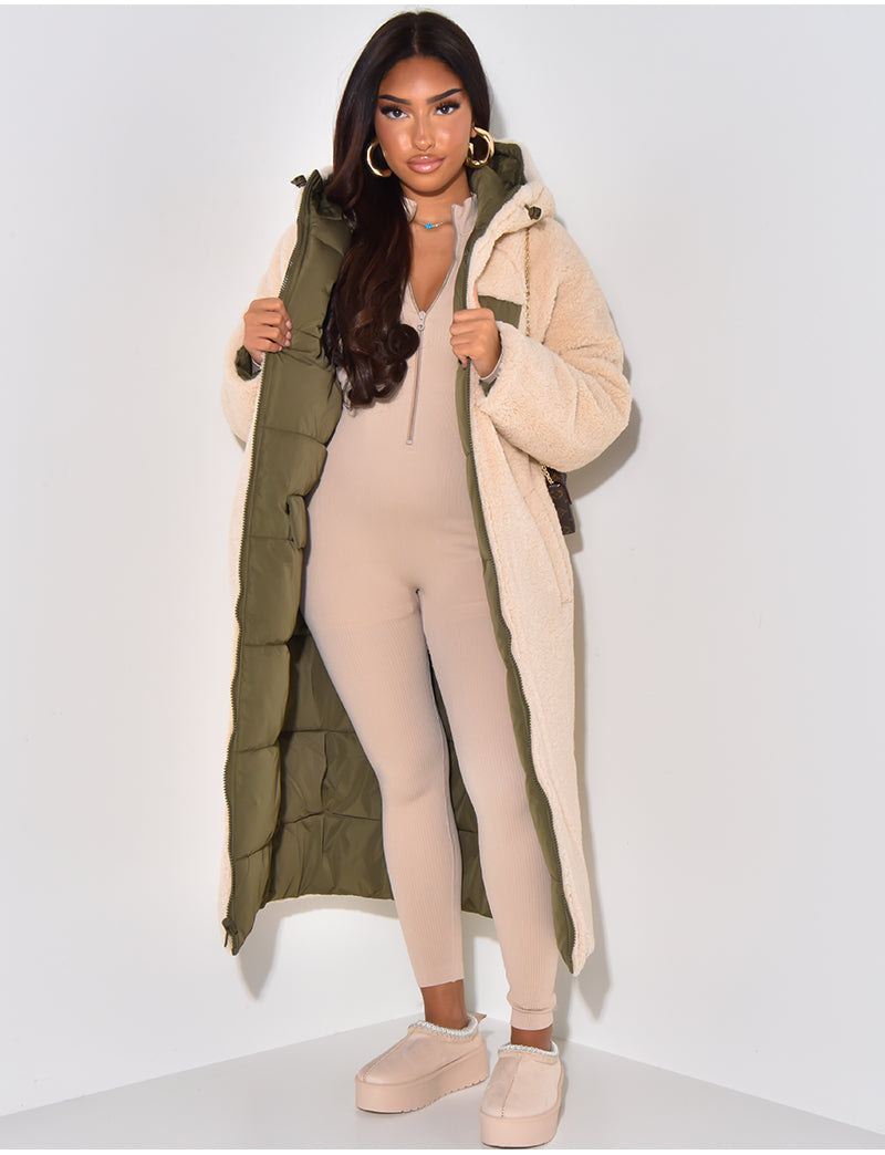 Jasmin | Women's Long Hooded Puffer Coat