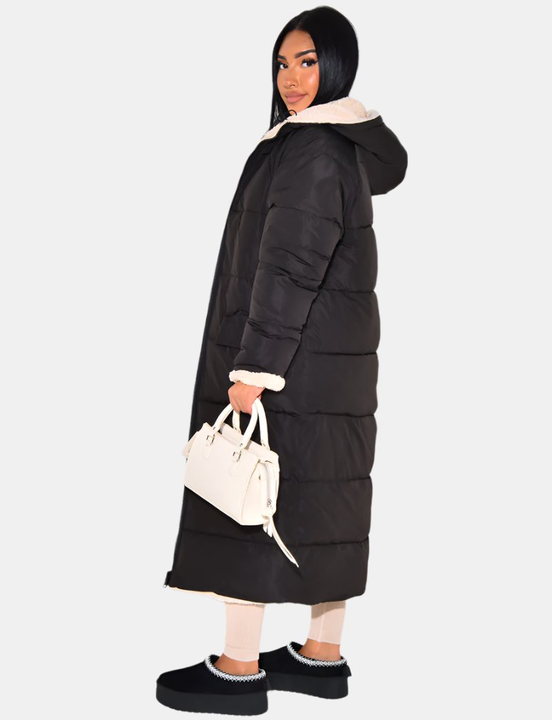 Jasmin | Women's Long Hooded Puffer Coat