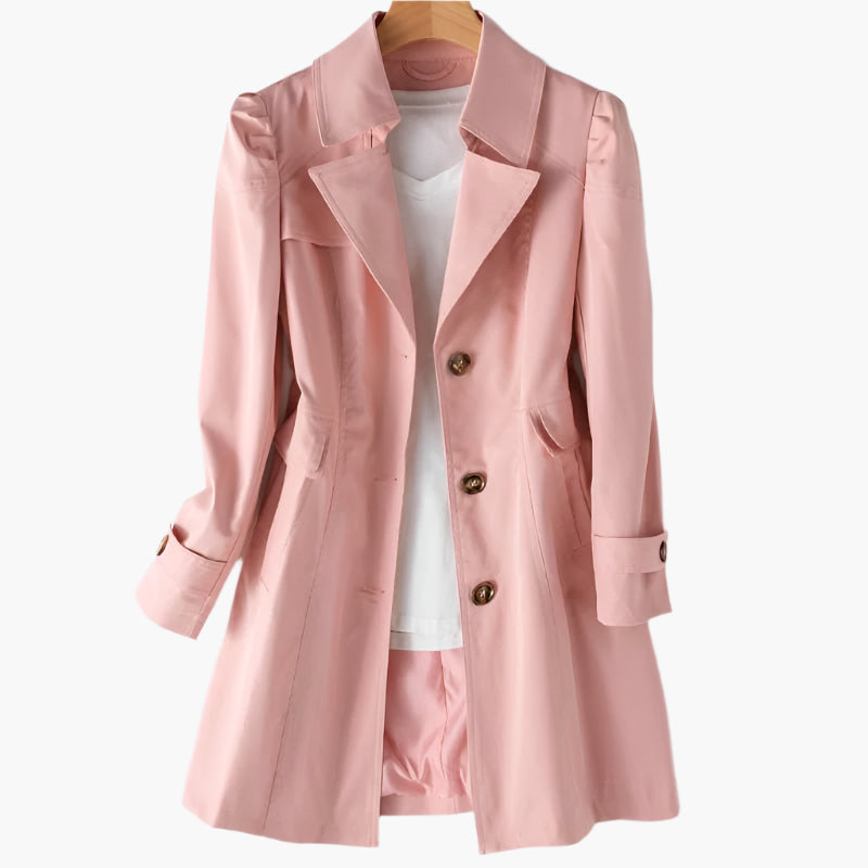 Rikke | Women's Elegant Long Classic Fall Trench Coat
