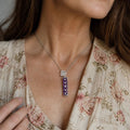 Channel Bar Pendant Necklace