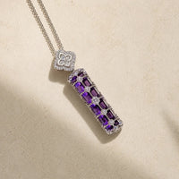 Channel Bar Pendant Necklace