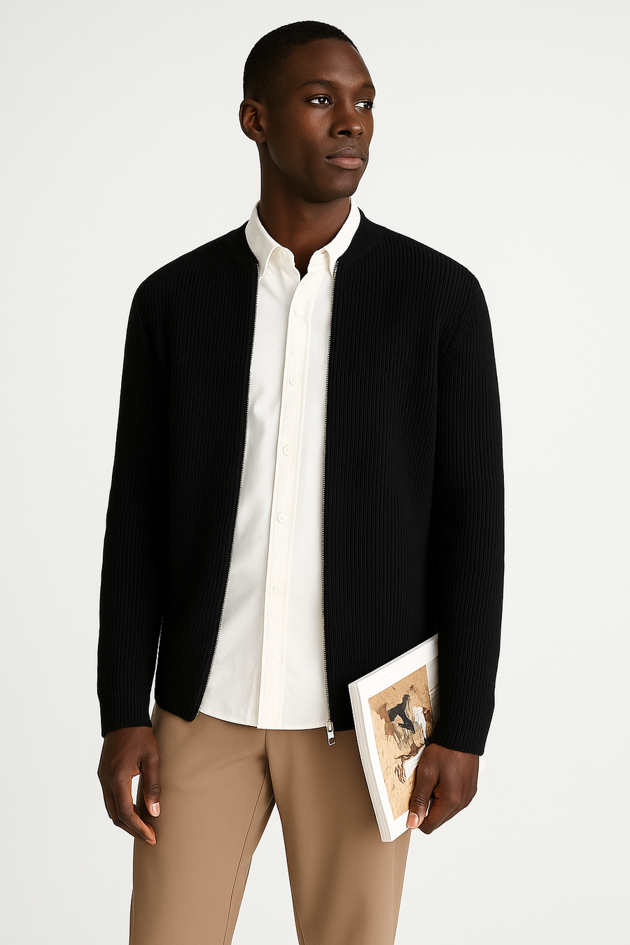 Florian | Men's Spring Clean Zip Cardigan
