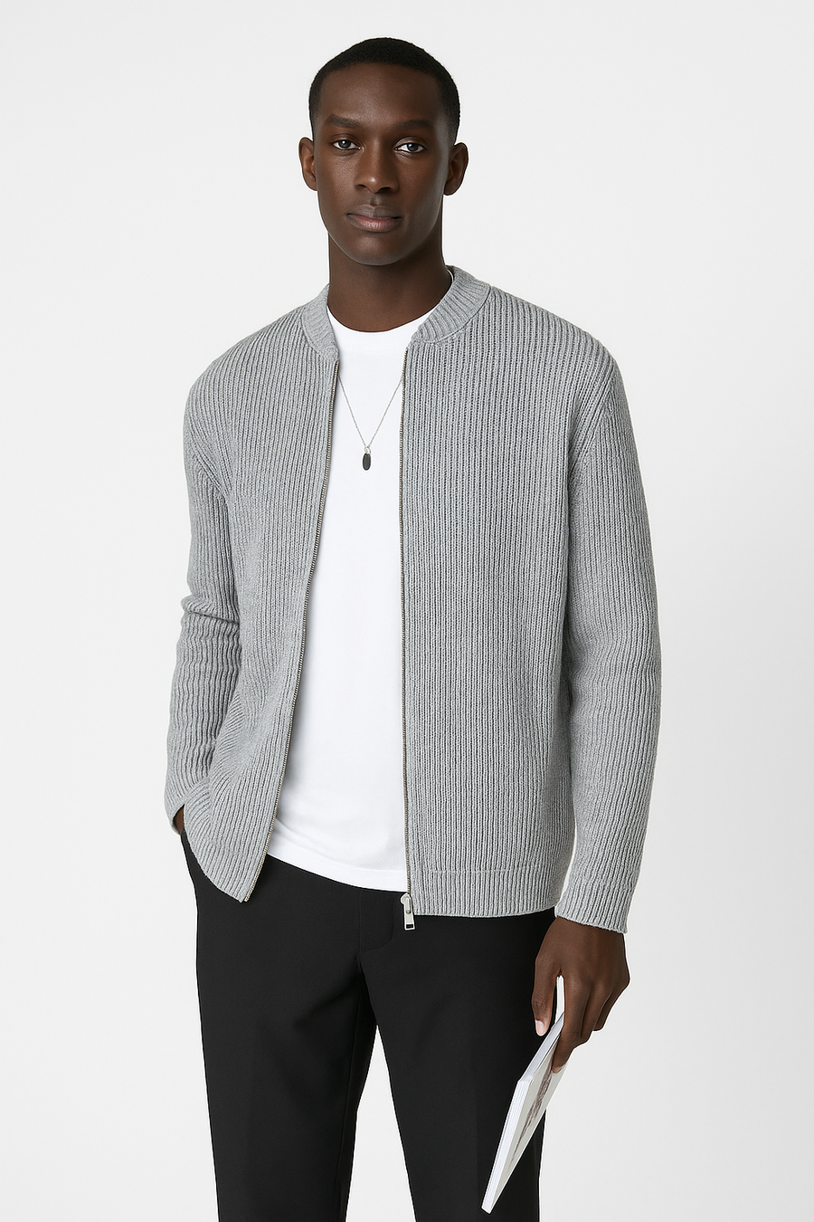 Florian | Men's Spring Clean Zip Cardigan