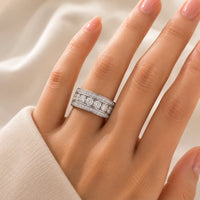 Chunky Paved Zirconia Ring