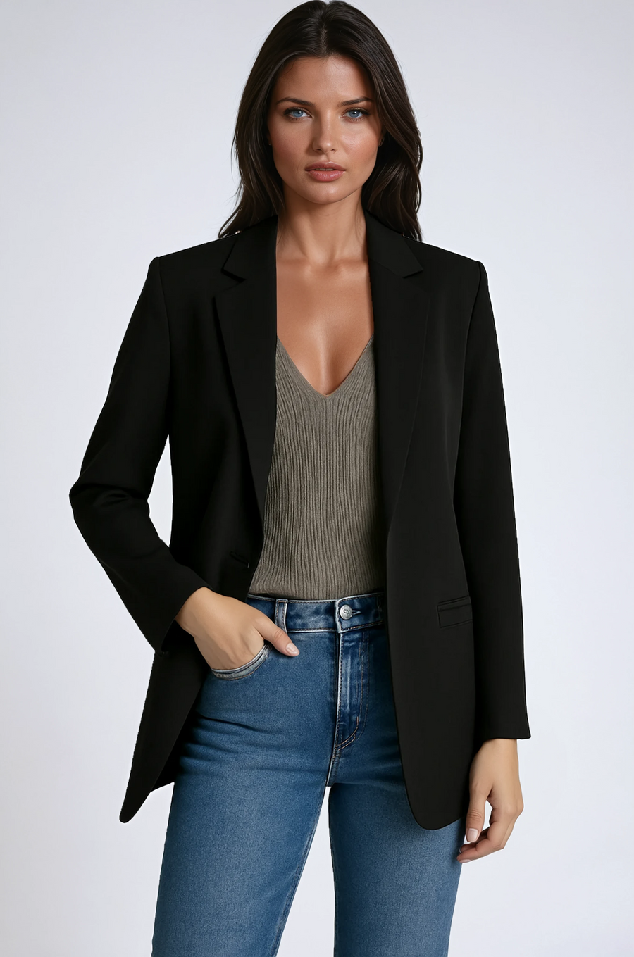 VICTOIRE | TAILORED LONGLINE BLAZER