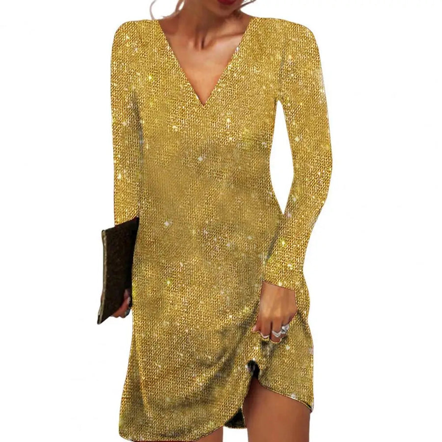 Jessica | Women's Elegant V-Neck Wrap Dress