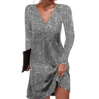 Jessica | Women's Elegant V-Neck Wrap Dress