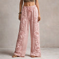 Women's Floral Wide Leg Trousers