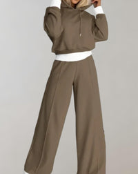 Bethany | Women Two Piece Casual Fit Wide-Leg Tracksuit Pants