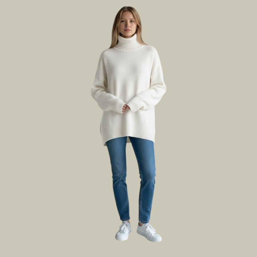 Sandra | Women's Relaxed Fit Fall Turtleneck Sweater