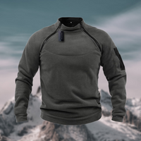 Dominic | Men's Spring Half-Zip Long Sleeve Hoodie