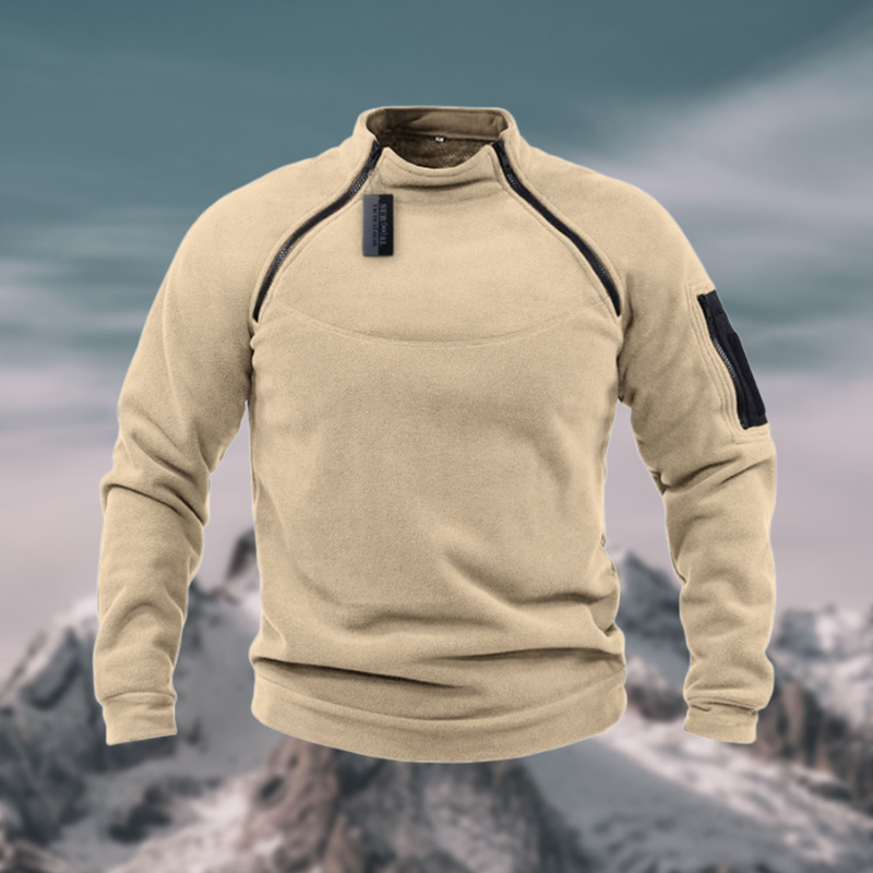 Dominic | Men's Spring Half-Zip Long Sleeve Hoodie