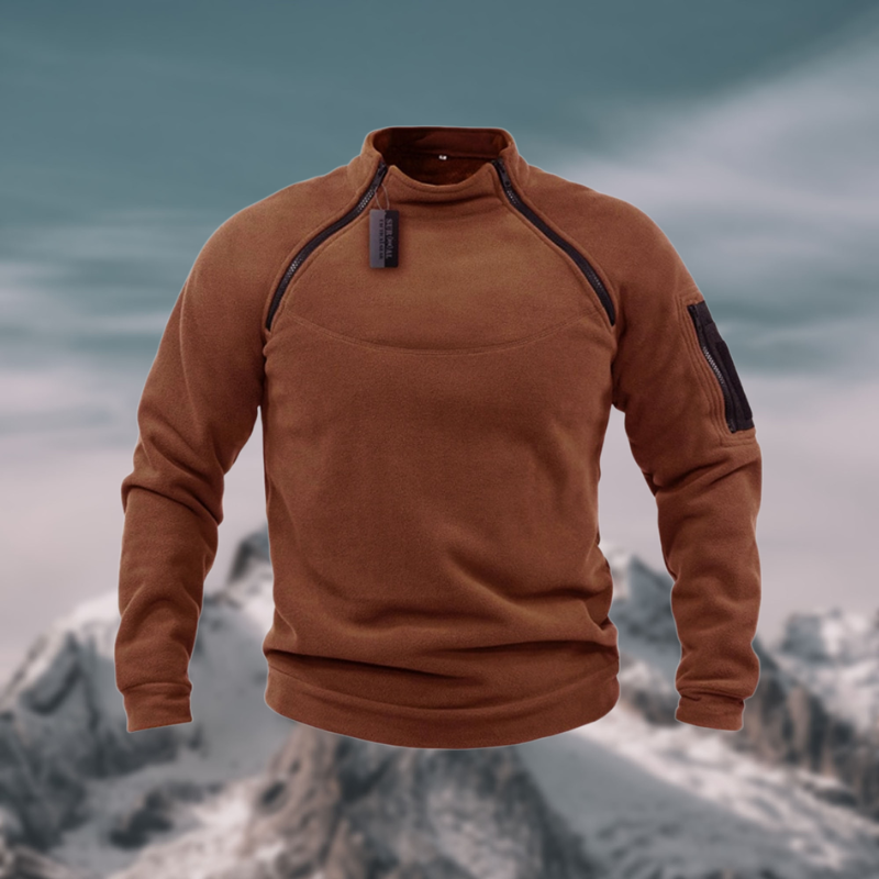 Dominic | Men's Spring Half-Zip Long Sleeve Hoodie