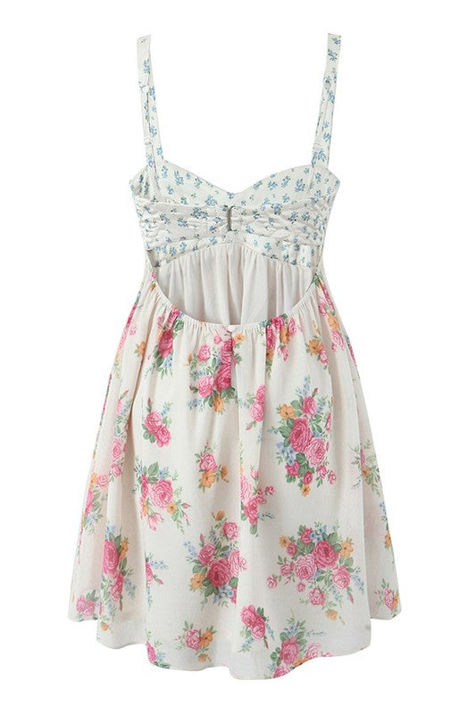 Evelyn Rose Floral Midi Dress