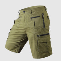 Max | Men's Zip Pocket Utility Style Cargo Shorts