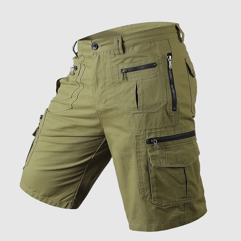 Max | Men's Zip Pocket Utility Style Cargo Shorts