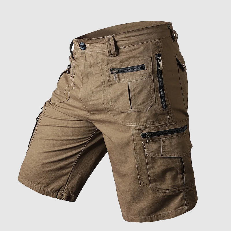 Max | Men's Zip Pocket Utility Style Cargo Shorts