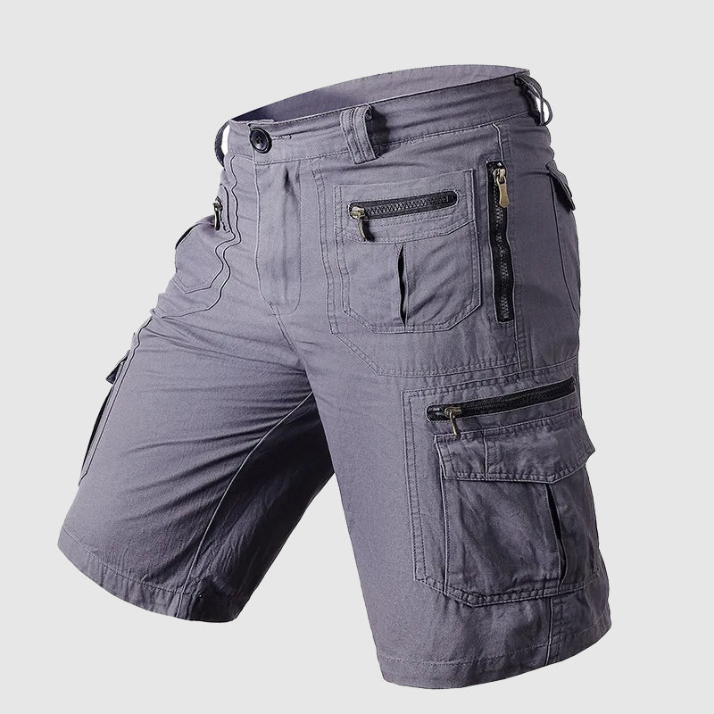 Max | Men's Zip Pocket Utility Style Cargo Shorts