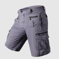 Max | Men's Zip Pocket Utility Style Cargo Shorts