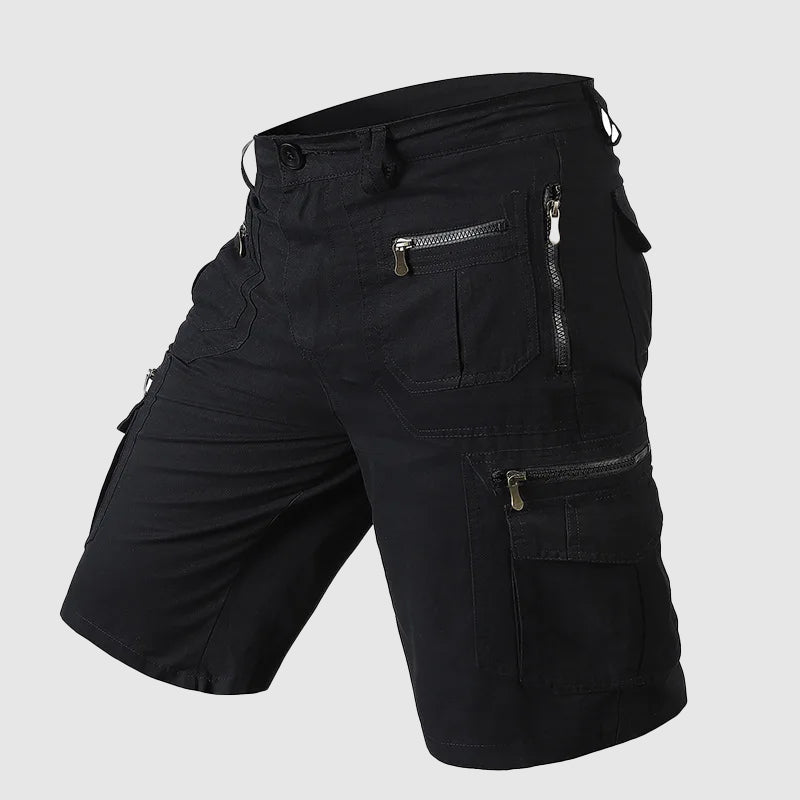 Max | Men's Zip Pocket Utility Style Cargo Shorts
