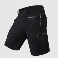 Max | Men's Zip Pocket Utility Style Cargo Shorts