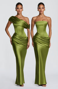 Ilse Maxi Dress – Olive