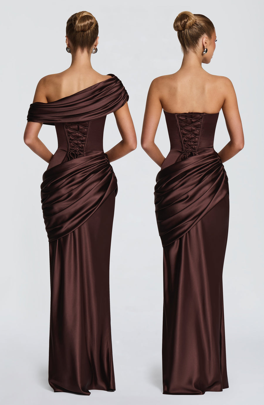 Ilse Maxi Dress – Plum Brown