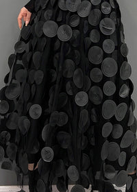 Seraphina | Women's Elegant Polka Dot Patchwork Tulle Skirt