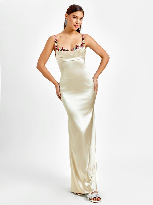 MARIA SATIN GOWN