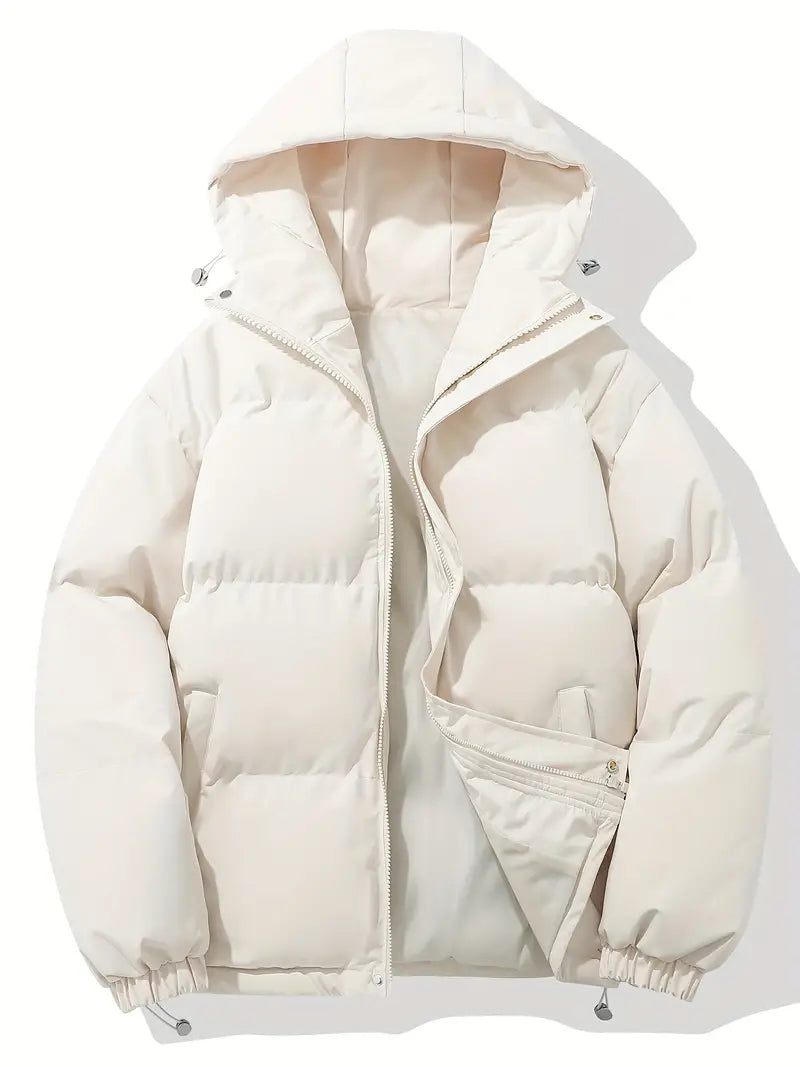Women's Puffer Jacket -Pockets