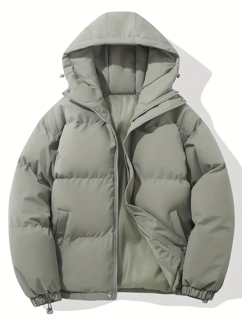 Women's Puffer Jacket -Pockets