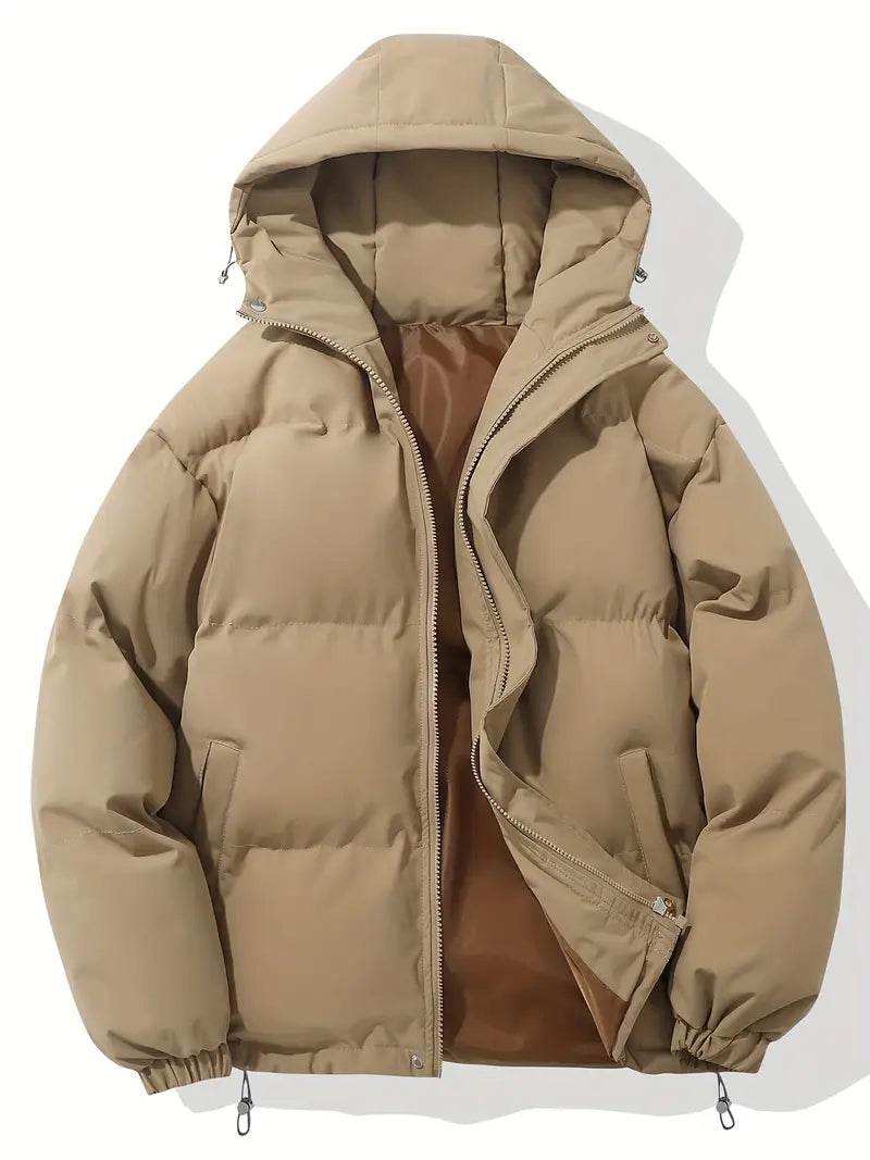 Women's Puffer Jacket -Pockets