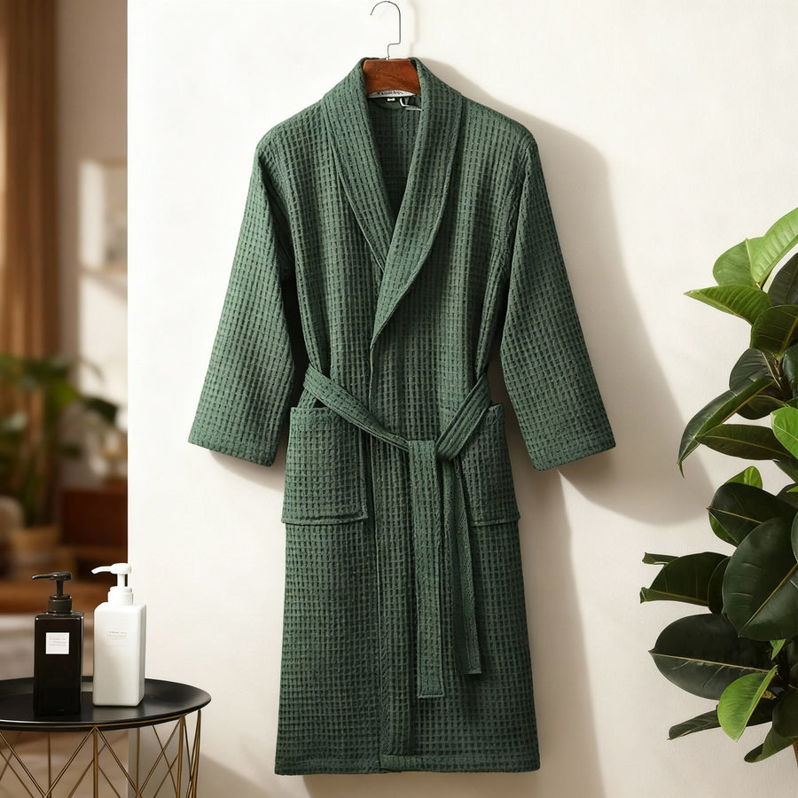 Marie | Women's Spring Waffle Lounge Robe