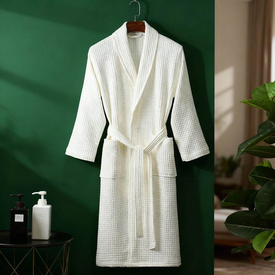 Marie | Women's Spring Waffle Lounge Robe