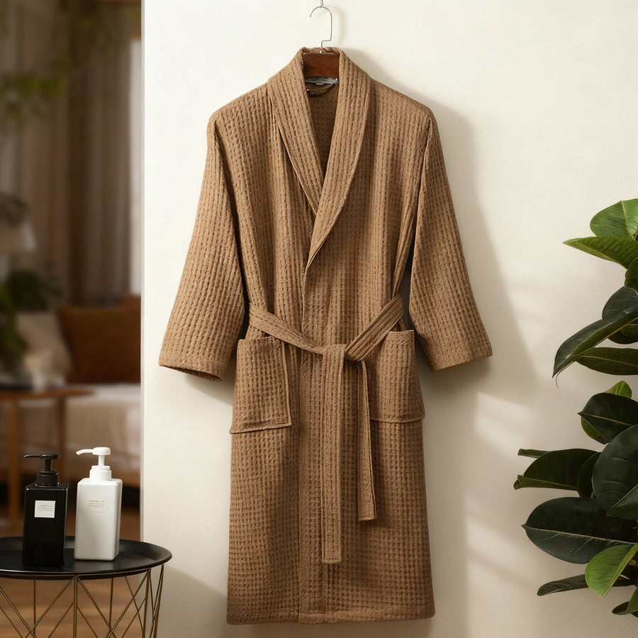 Marie | Women's Spring Waffle Lounge Robe