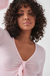 JESSALYN KNOT TIE TOP