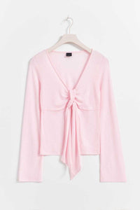 JESSALYN KNOT TIE TOP