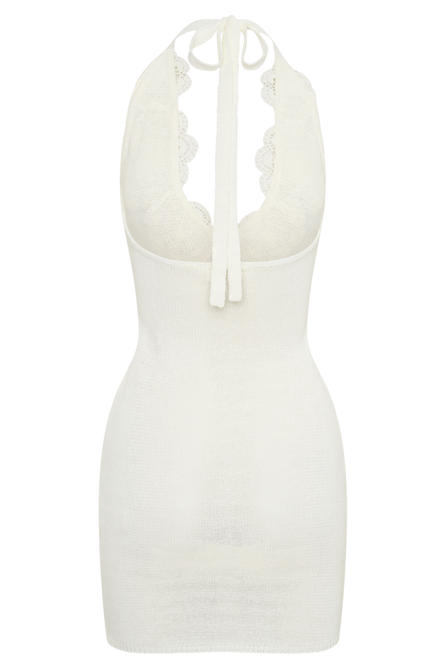 Bodhi Crochet Halter Mini Dress