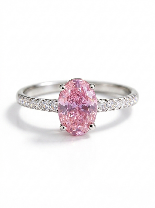 Pink Diamond Ring