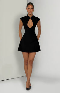 Suzanne Mini Dress – Black